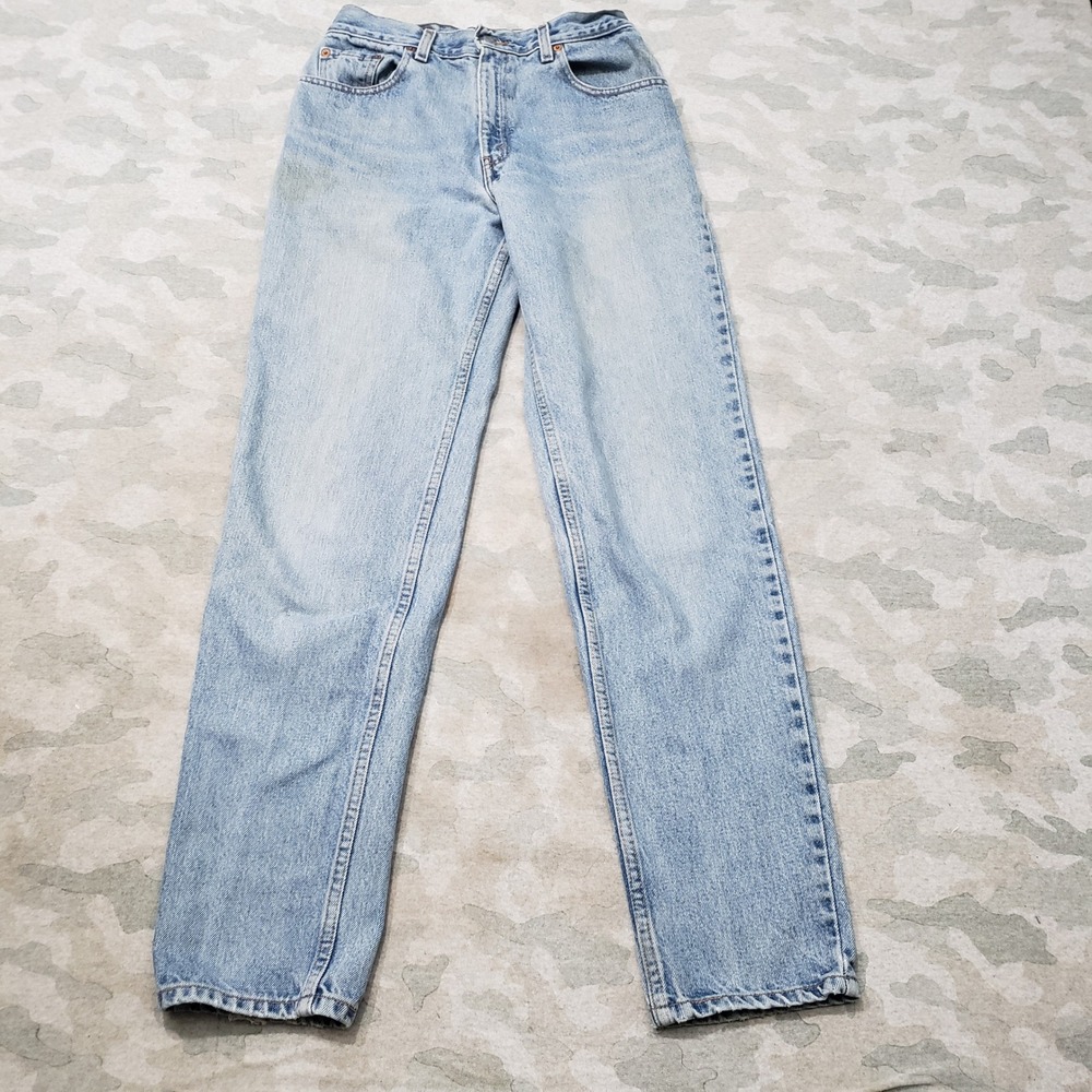 VTG Levis 550 Jeans Mens 28x31 Blue Relaxed Fit Denim Light Wash